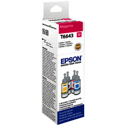 Epson Ecotank C13-T664 Colour Ink Bottles Magenta